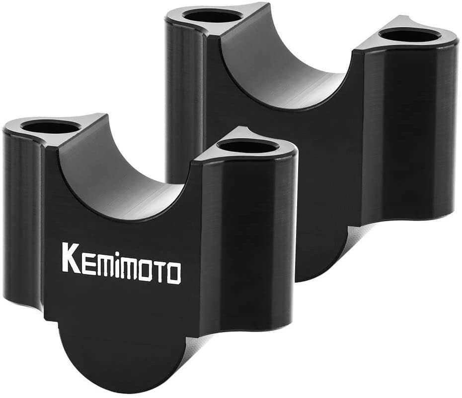 Kemimoto FHBUN026BK rialzo manubrio 30mm nero 22mm