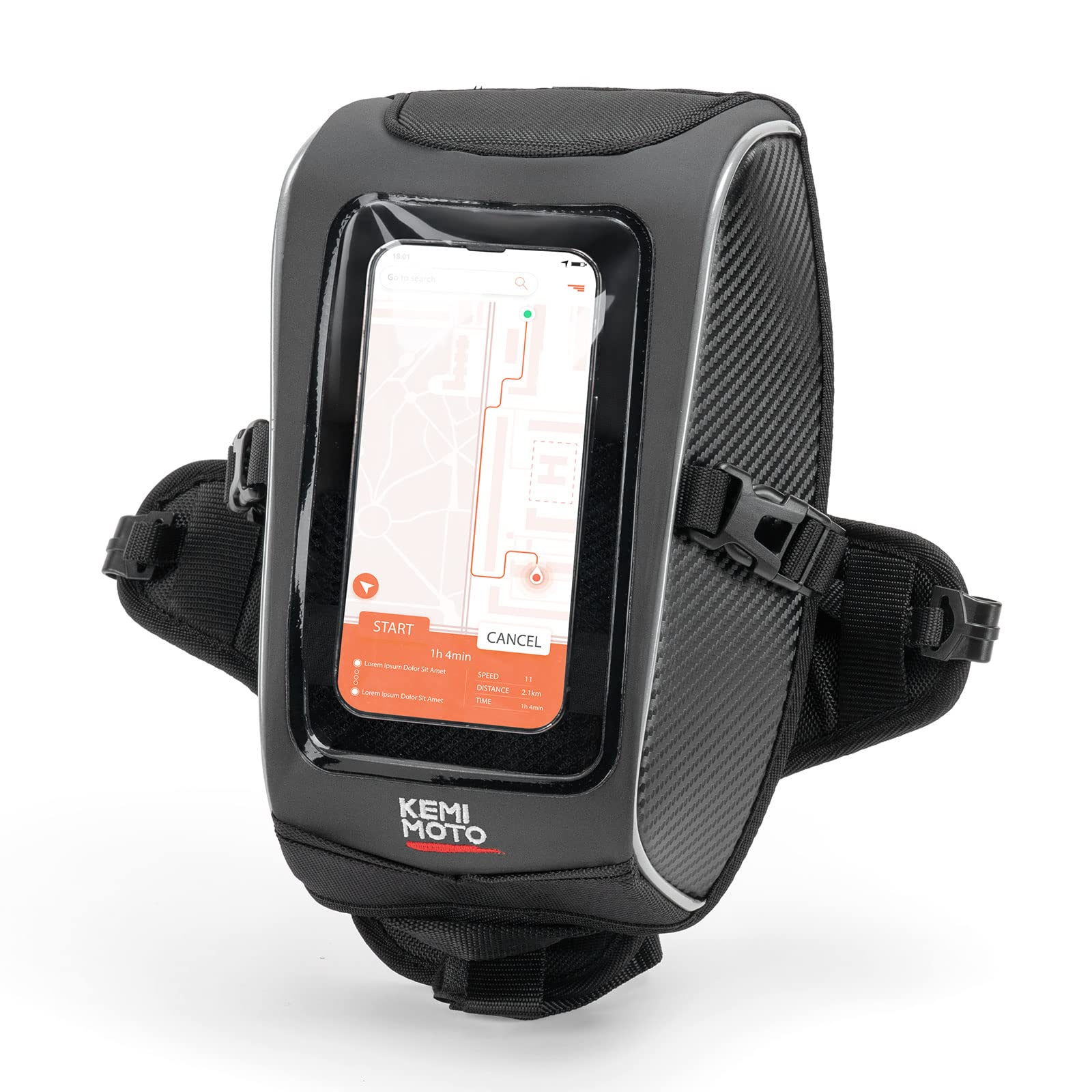 KEMIMOTO Borsa Serbatoio 3L per Can-Am Ryker Touchscreen