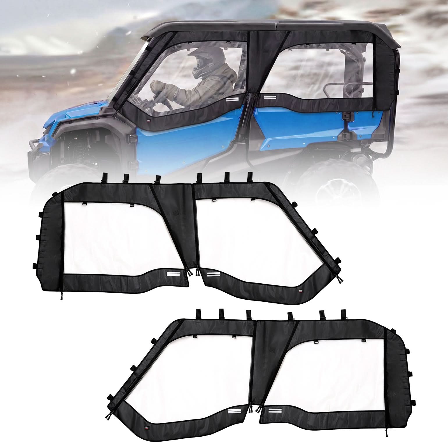 Kemimoto Pioneer 1000-5 porte superiori morbide YKK