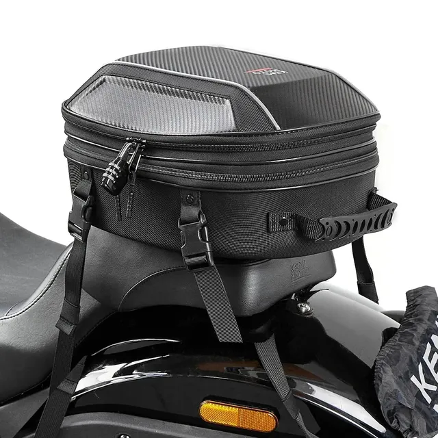 KEMIMOTO borsa codino moto rigida EVA 11-21L con lucchetto