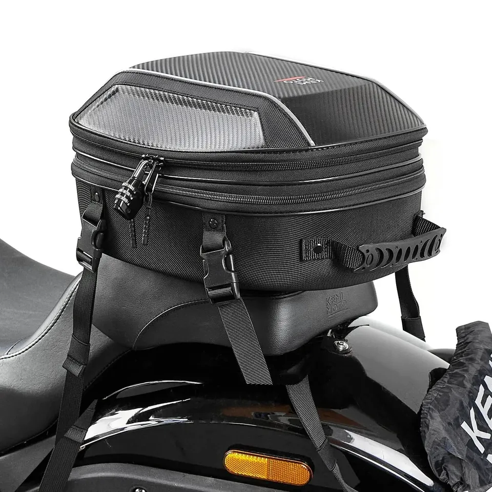 KEMIMOTO borsa codino moto rigida EVA 11-21L con lucchetto