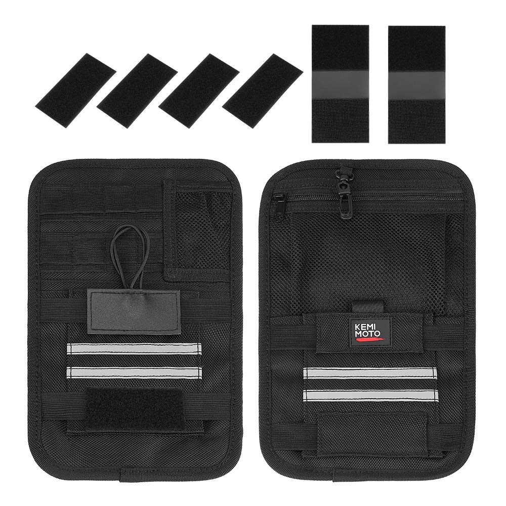 KEMIMOTO FHDTB131BK organizer borse laterali 2 pezzi multi-tasca