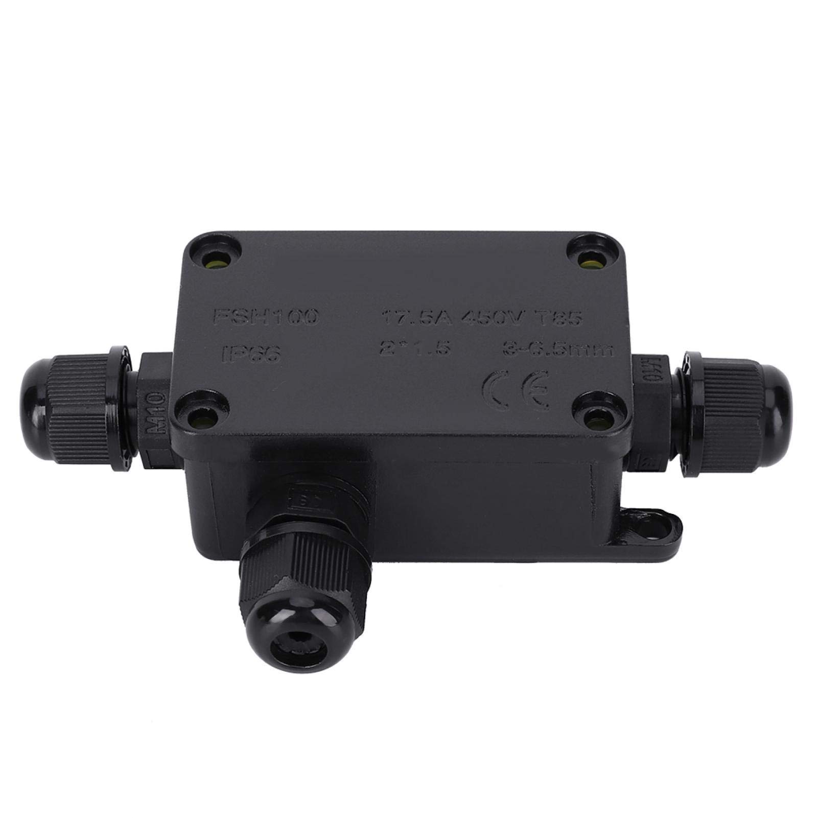 Kuuleyn Scatola Giunzione Impermeabile IP66 Mini Nera