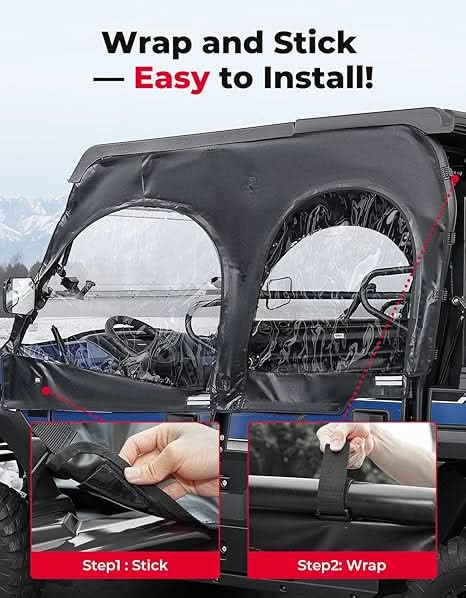 Kemimoto Mule Pro FXT porte superiori morbide con zip