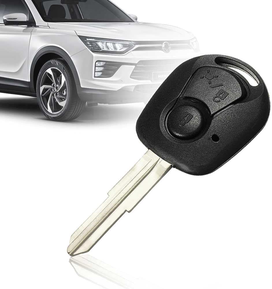 Kuuleyn 2 Pulsanti guscio chiave auto Ssangyong